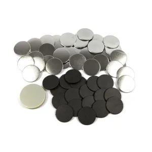 1 1/2 inch (37mm) Round USA T Series Magnetic Button Badge Components - Pack of 100