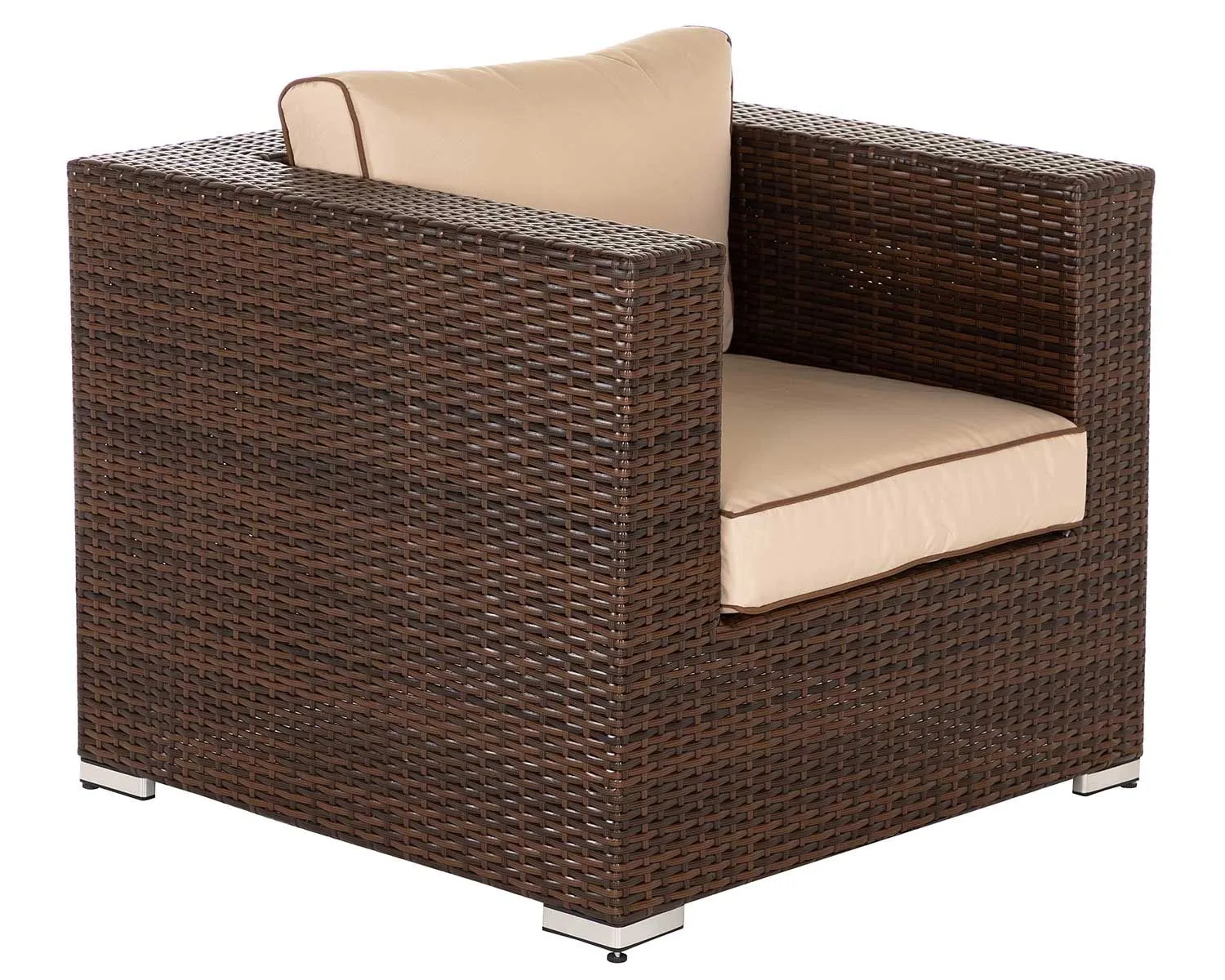 1 Seat Rattan Garden Sofa