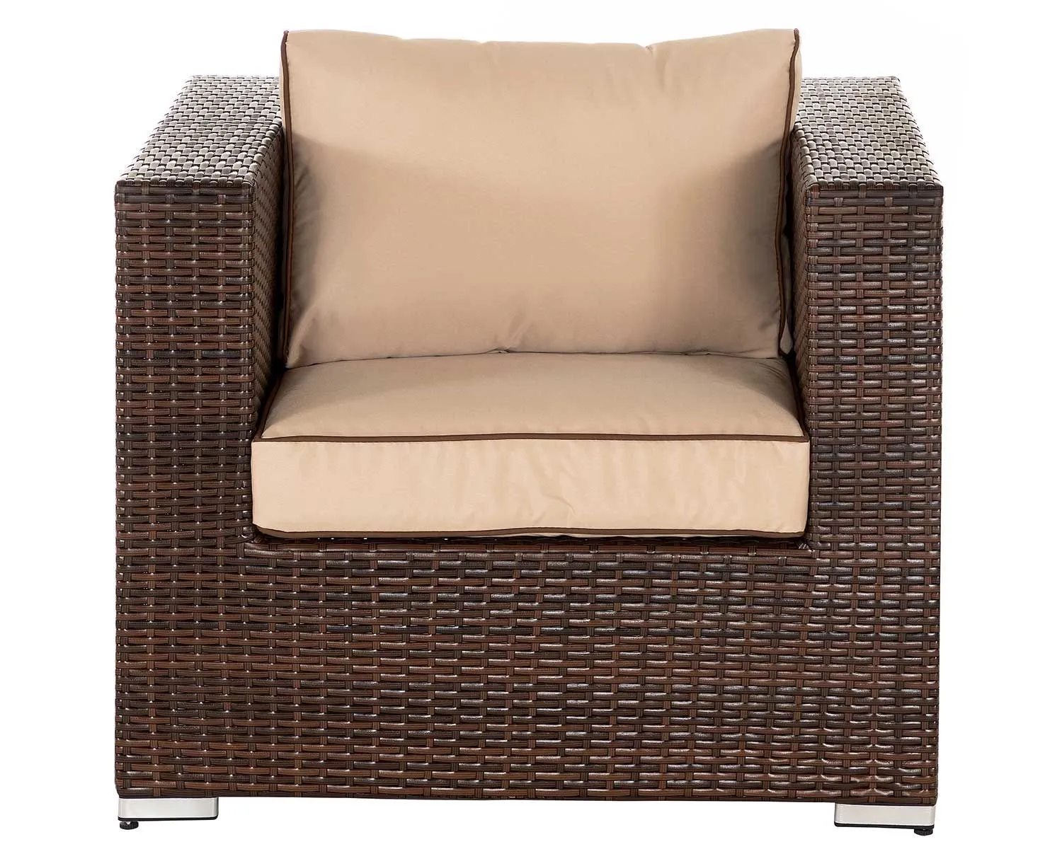 1 Seat Rattan Garden Sofa