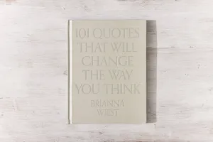 101 Quotes That Will Change The Way You Think - table book