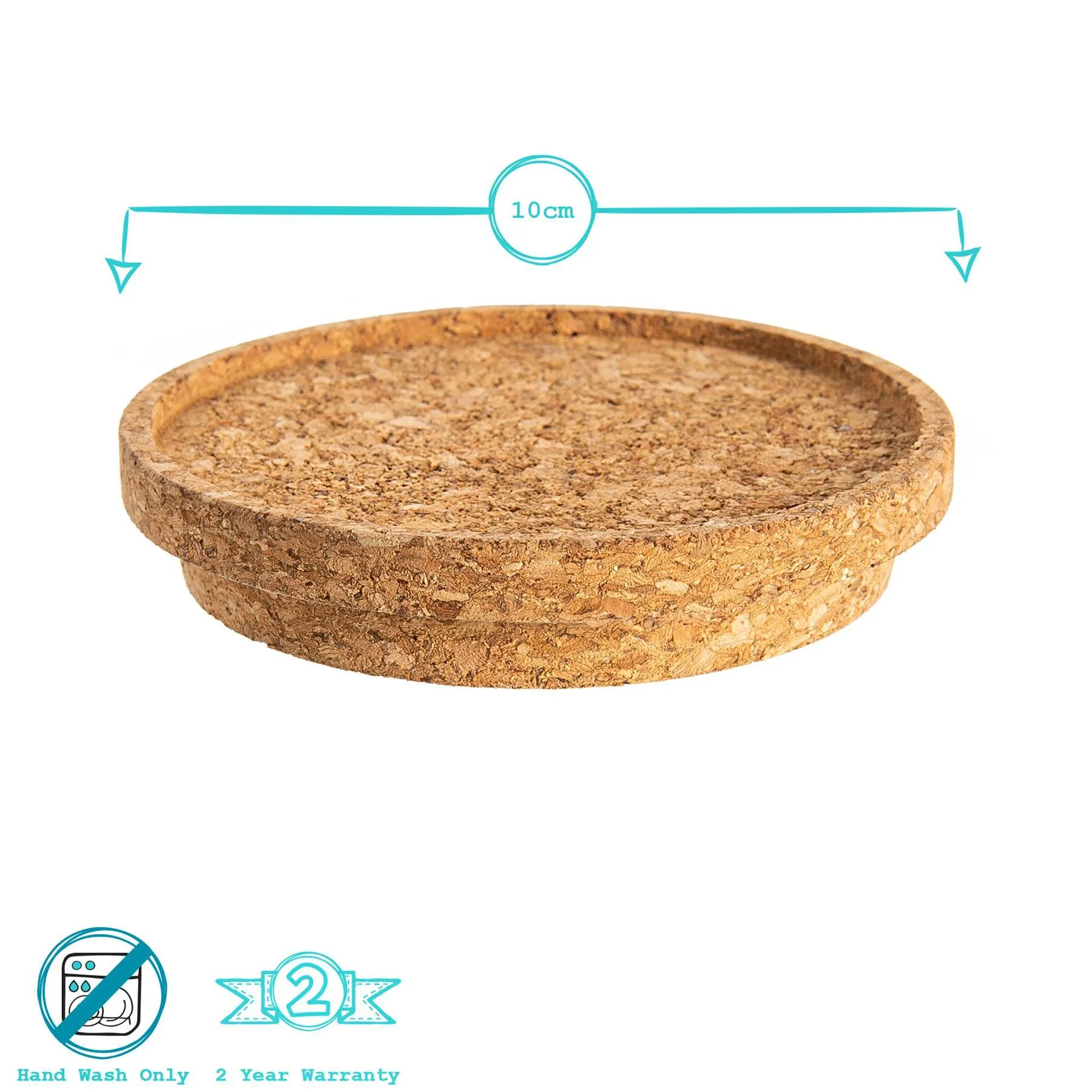 10cm Cork Scandi Storage Jar Lid - By Argon Tableware