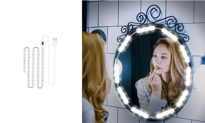 14 Piece  LED Makeup Mirror Lights