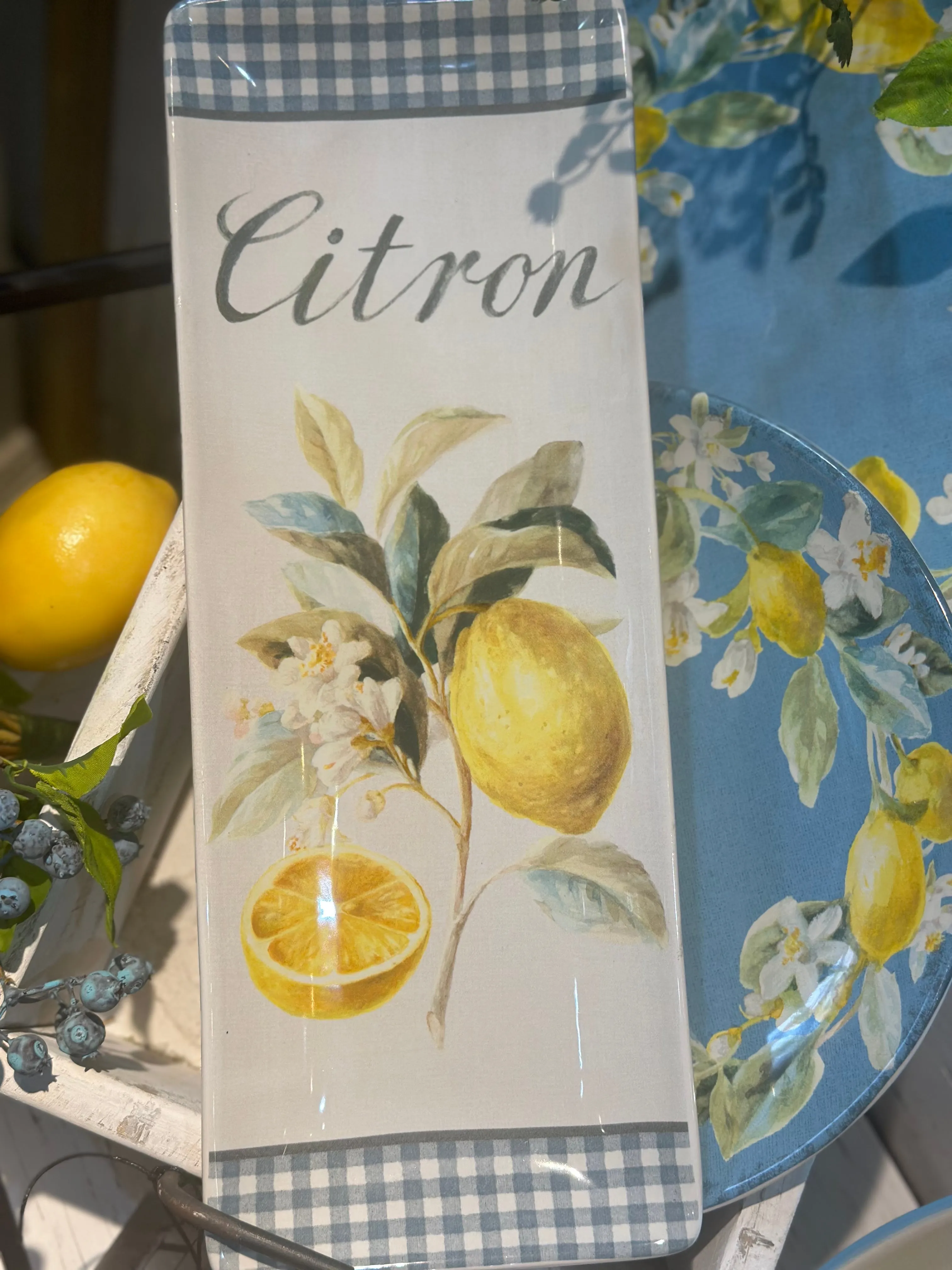 16” Citron Rectangular Platter