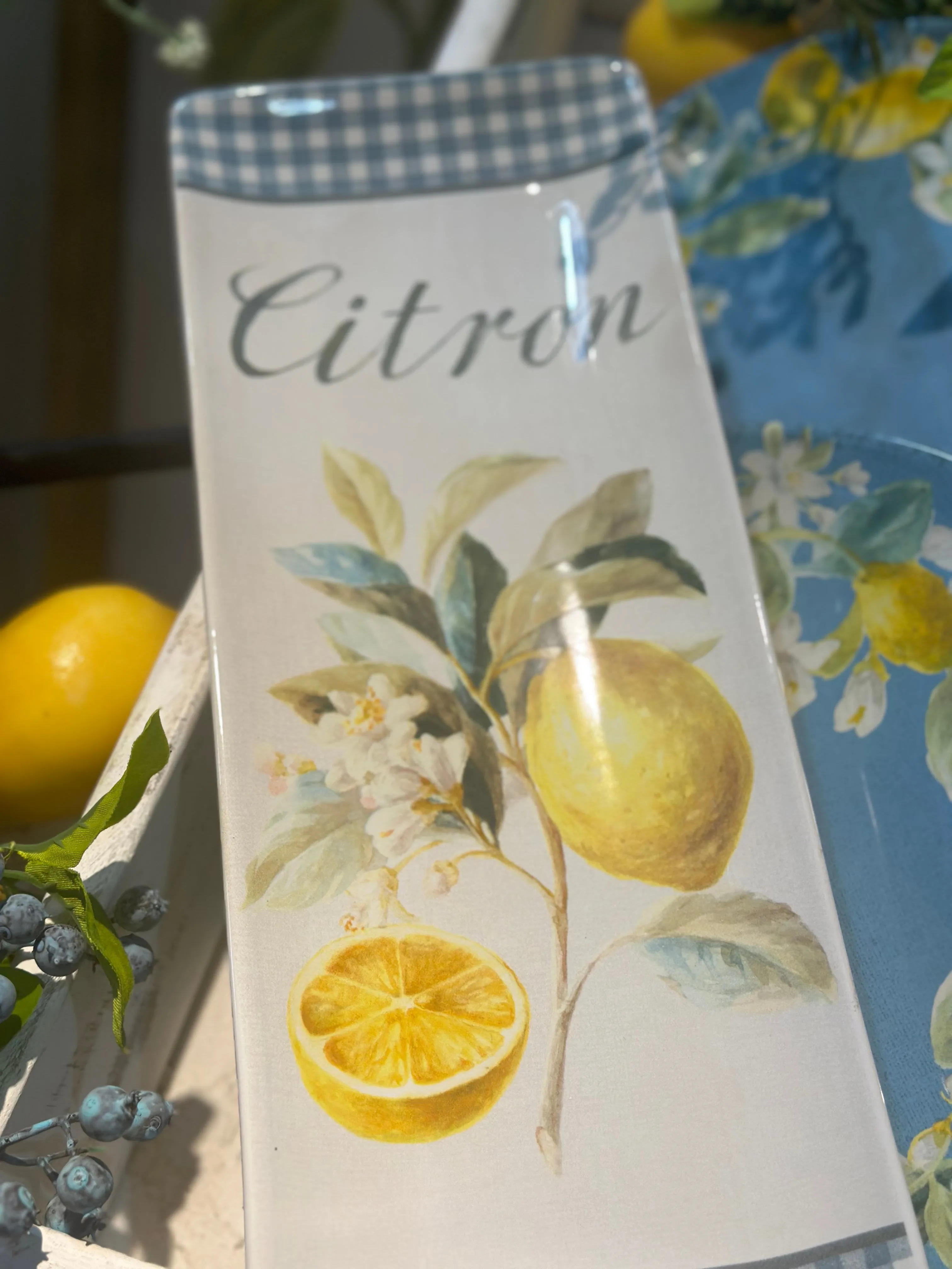 16” Citron Rectangular Platter