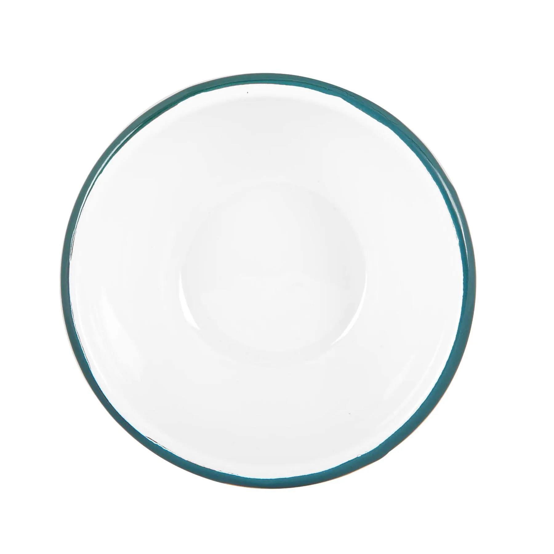 16cm White Enamel Bowls - Pack of Six - By Argon Tableware