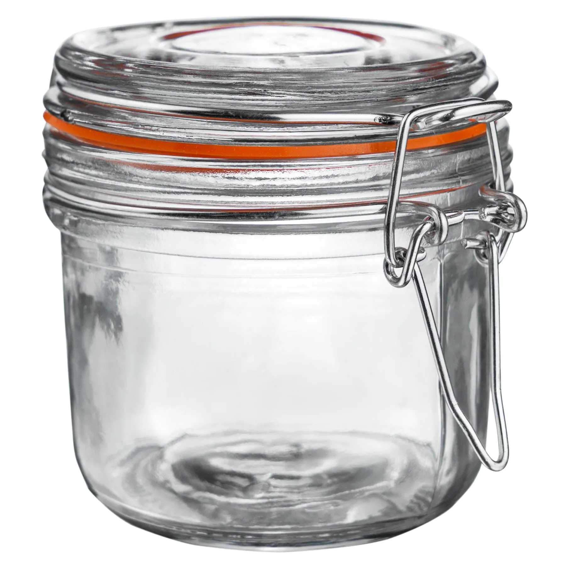 Classic 200ml Glass Storage Jar with Four Free Colored Seals