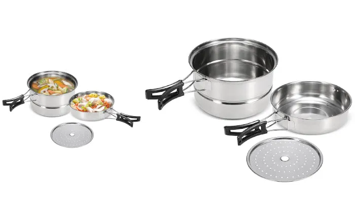 3 Piece Camping Cookware Set