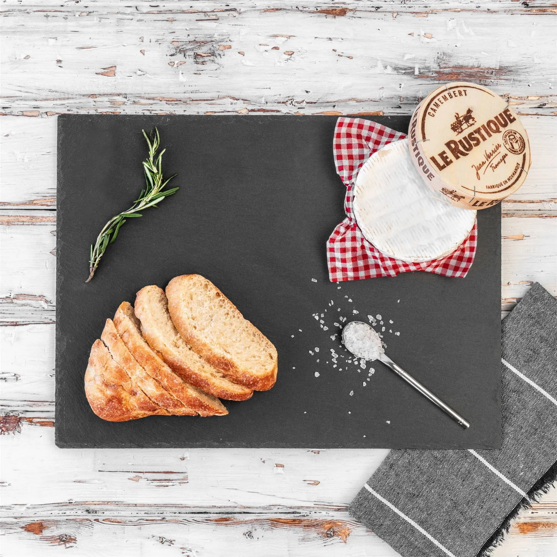 30cm x 20cm Rectangle Slate Placemats - Pack of Six - By Argon Tableware