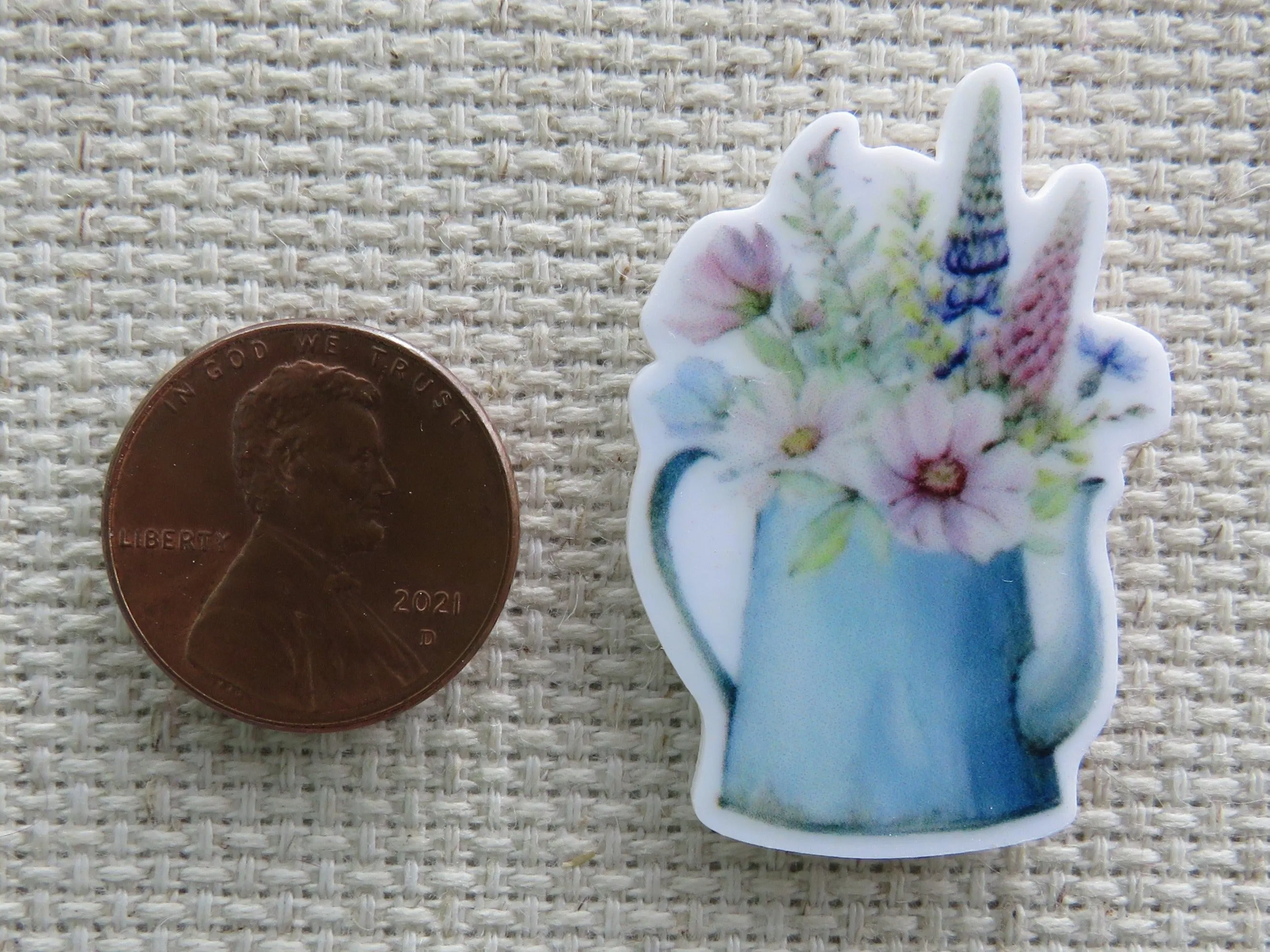 A Watering Can of Flowers Needle Minder, Cover Minder, Magnet