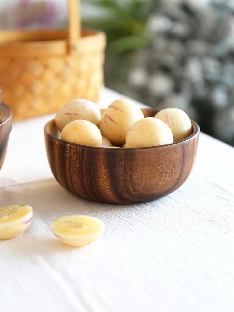 Acacia wooden bowl wooden tableware