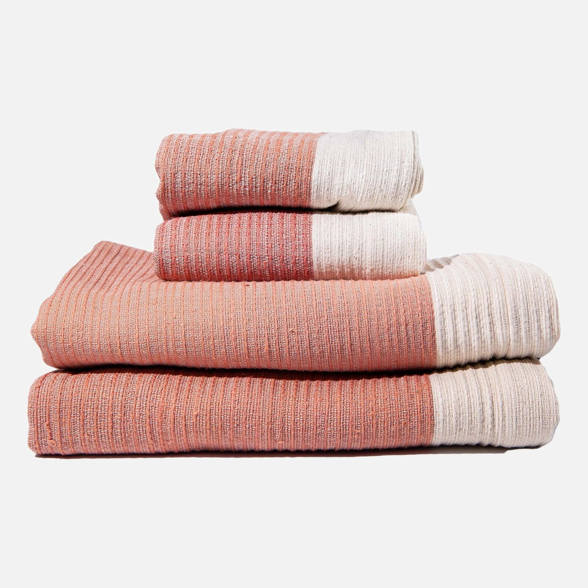 Addis Pink Hand Towels Set 2