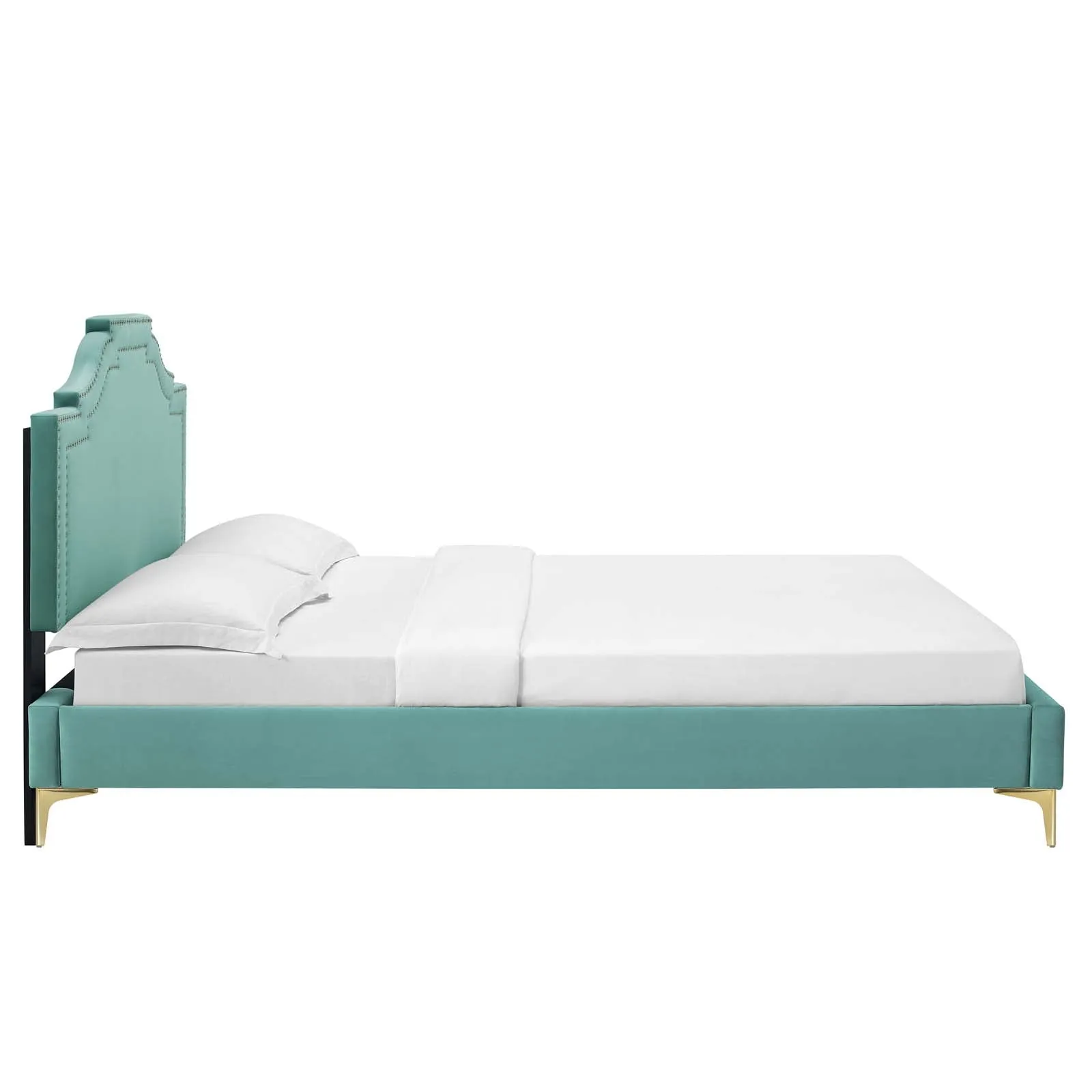 Adelaide Performance Velvet Platform Bed by Modway