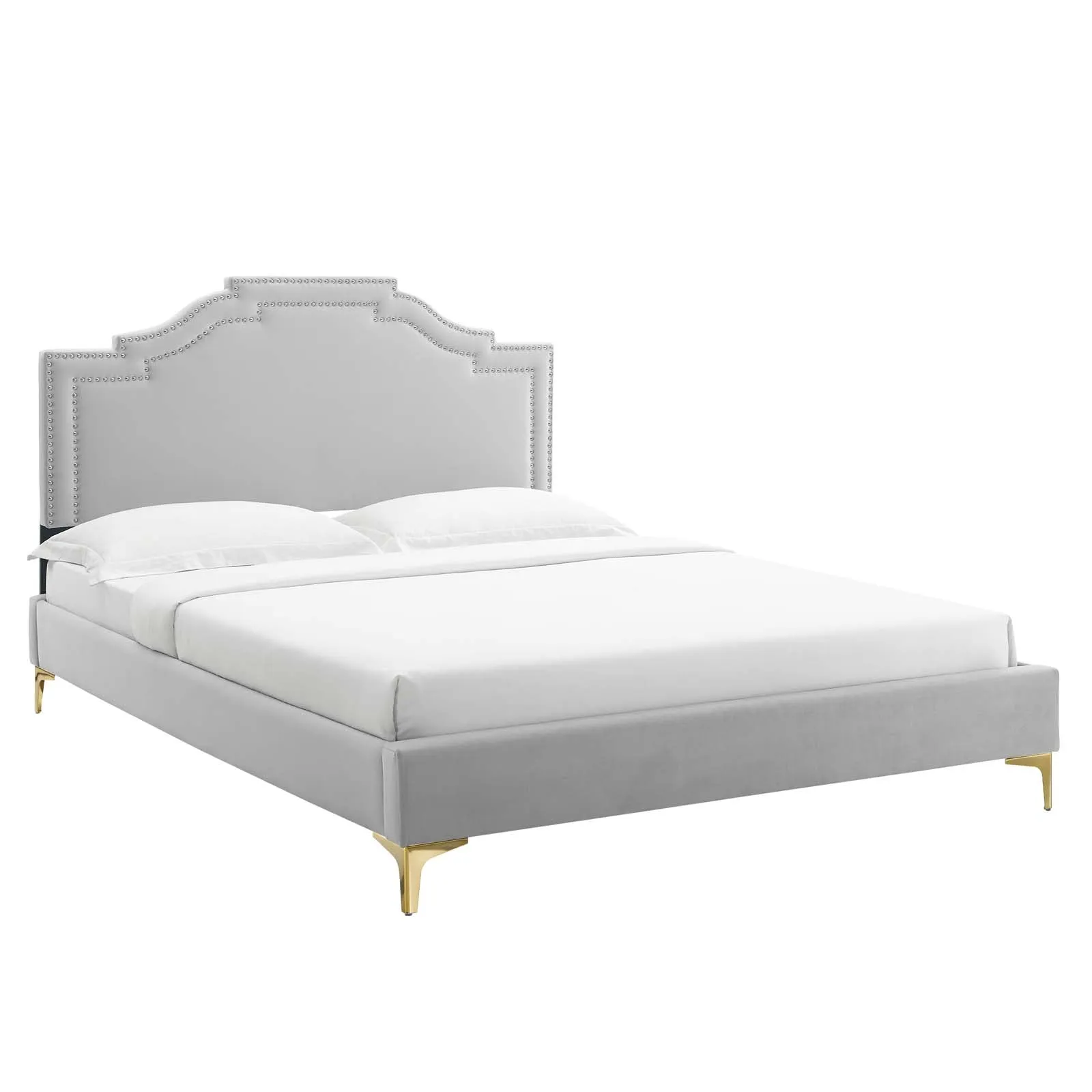 Adelaide Performance Velvet Platform Bed by Modway