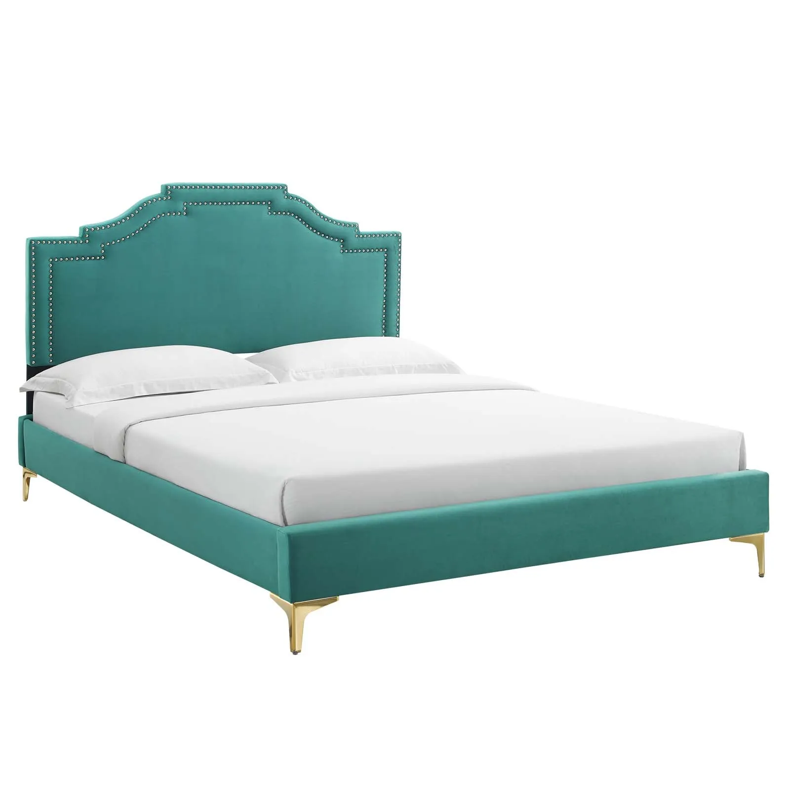 Adelaide Performance Velvet Platform Bed by Modway