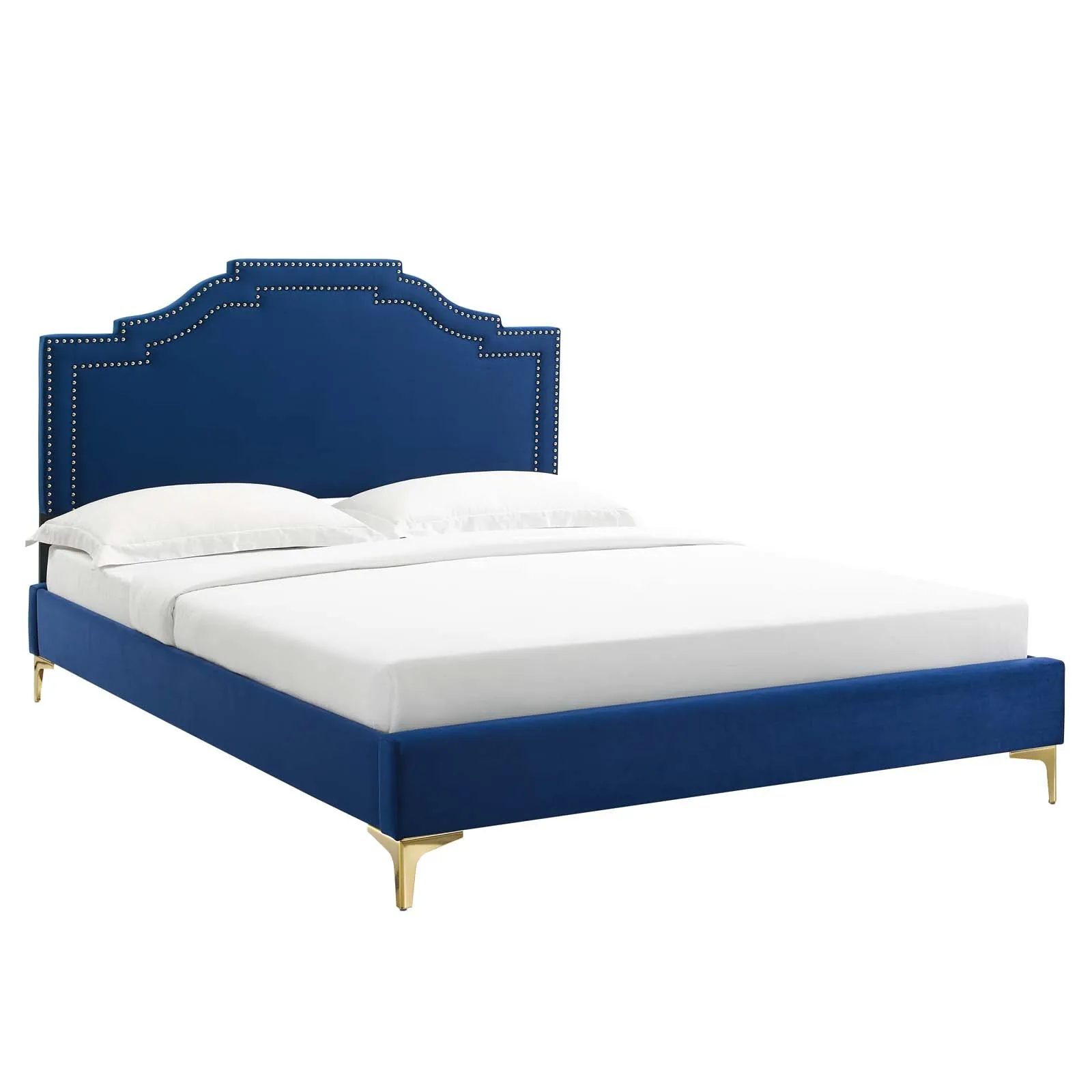 Adelaide Performance Velvet Platform Bed by Modway