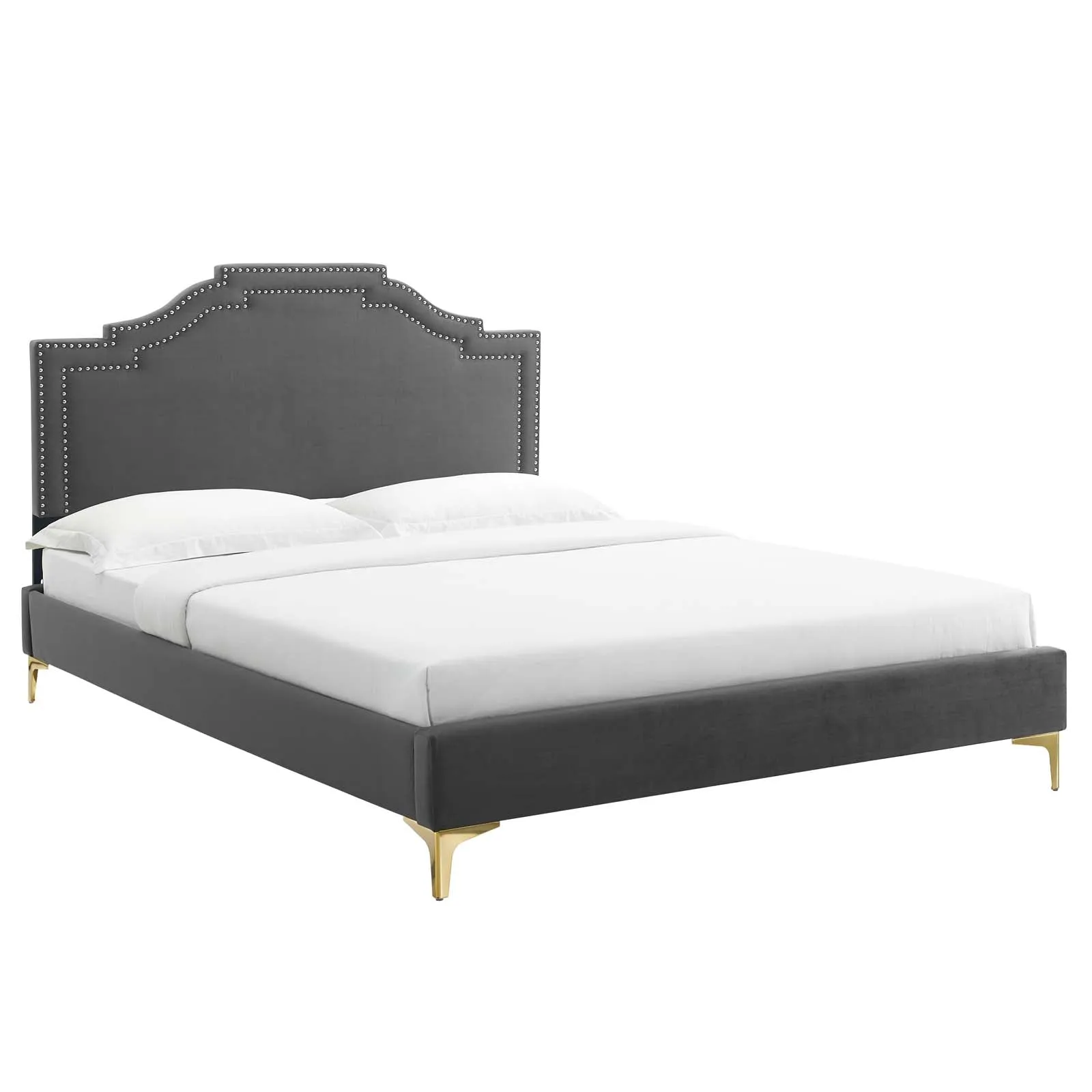 Adelaide Performance Velvet Platform Bed by Modway