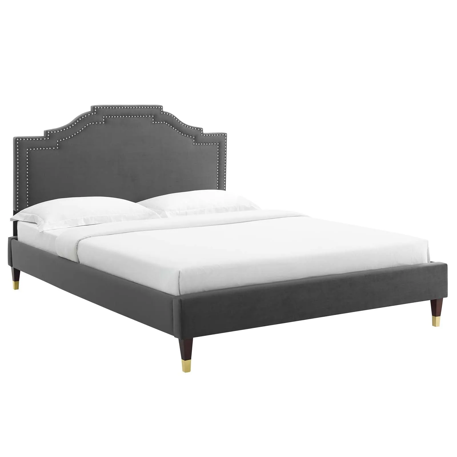 Adelaide Performance Velvet Platform Bed by Modway