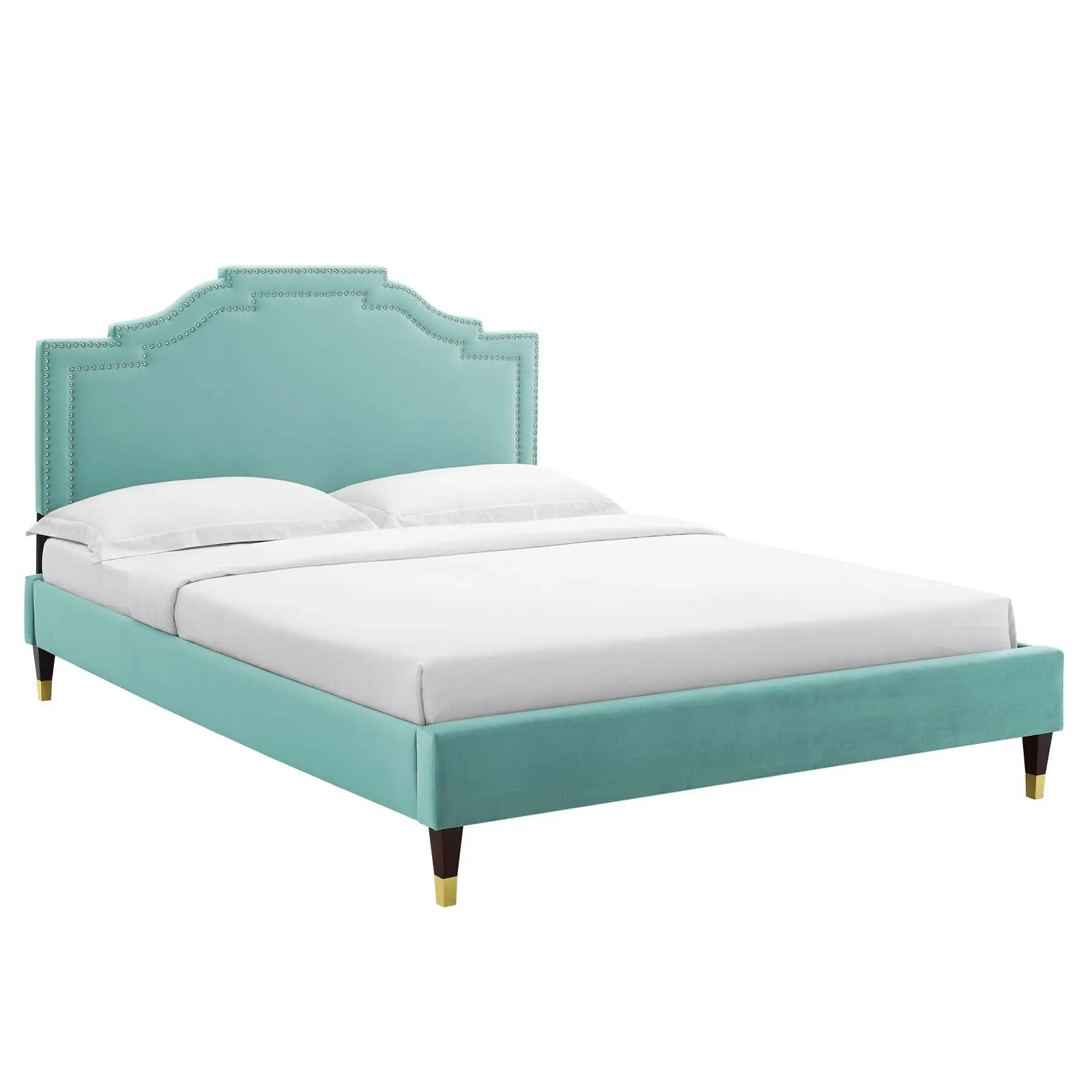 Adelaide Performance Velvet Platform Bed by Modway