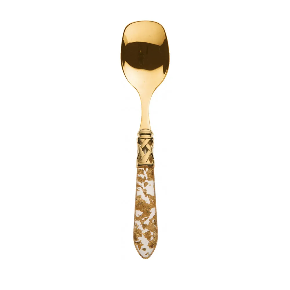 ALADDIN GOLD 6 ICE CREAM SPOONS