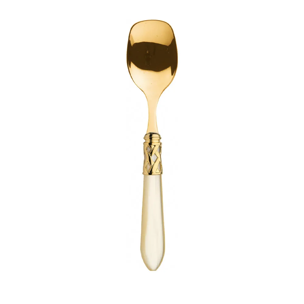 ALADDIN GOLD 6 ICE CREAM SPOONS