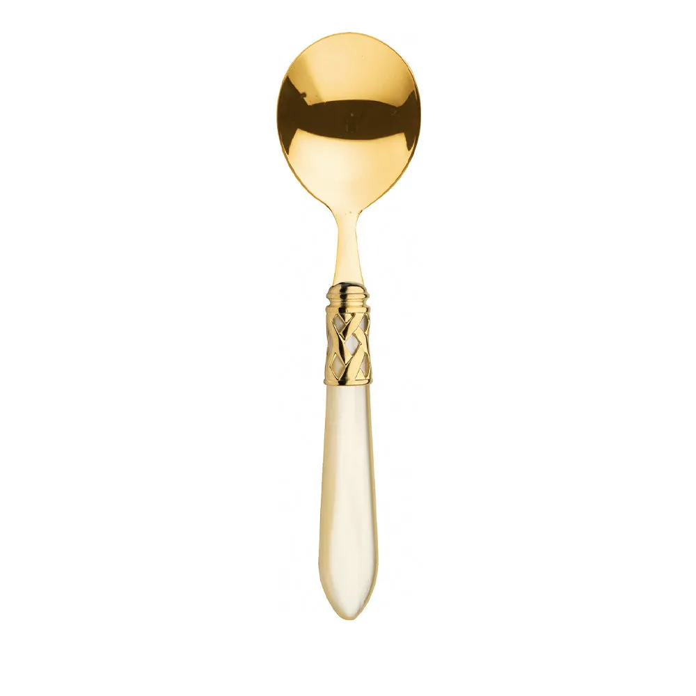 ALADDIN GOLD 6 SOUP SPOONS