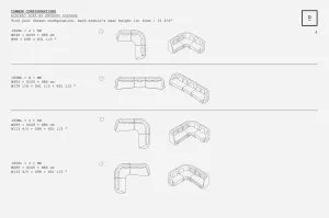 ALBIREO SOFA SYSTEM  - CREATE YOUR OWN