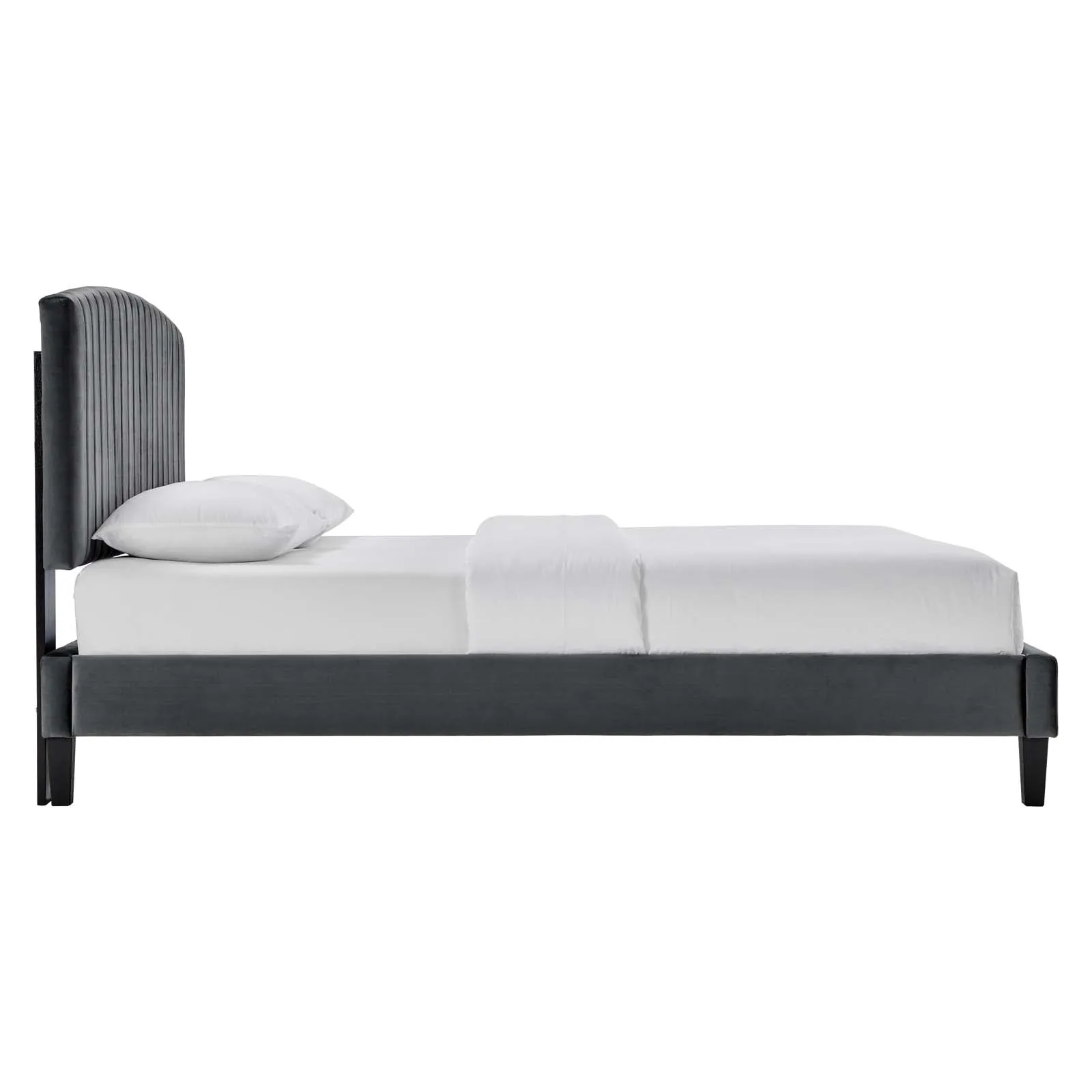 Alessi Performance Velvet Platform Bed by Modway