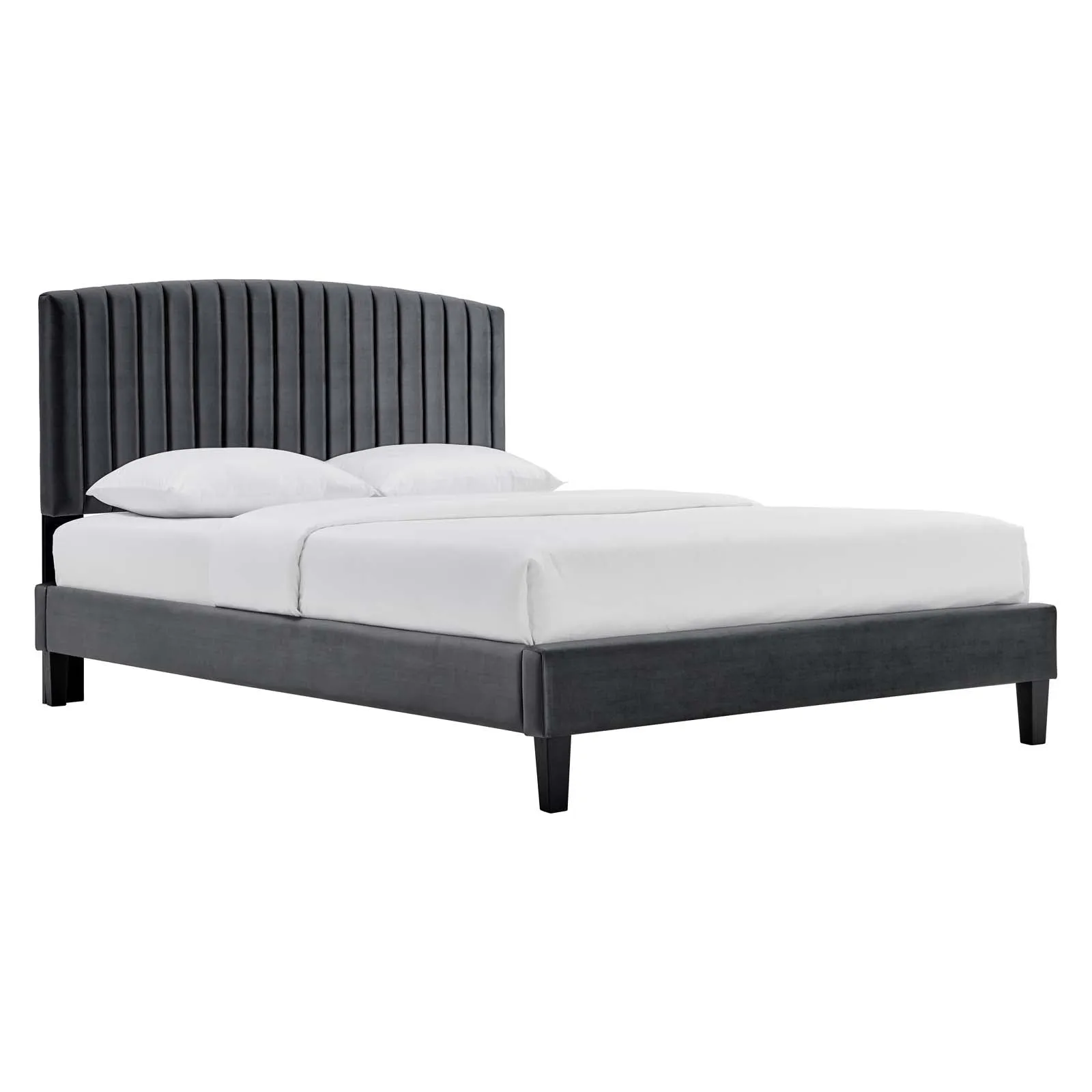 Alessi Performance Velvet Platform Bed by Modway