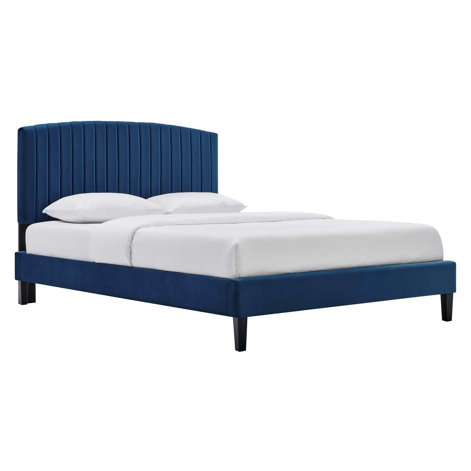 Alessi Performance Velvet Platform Bed by Modway