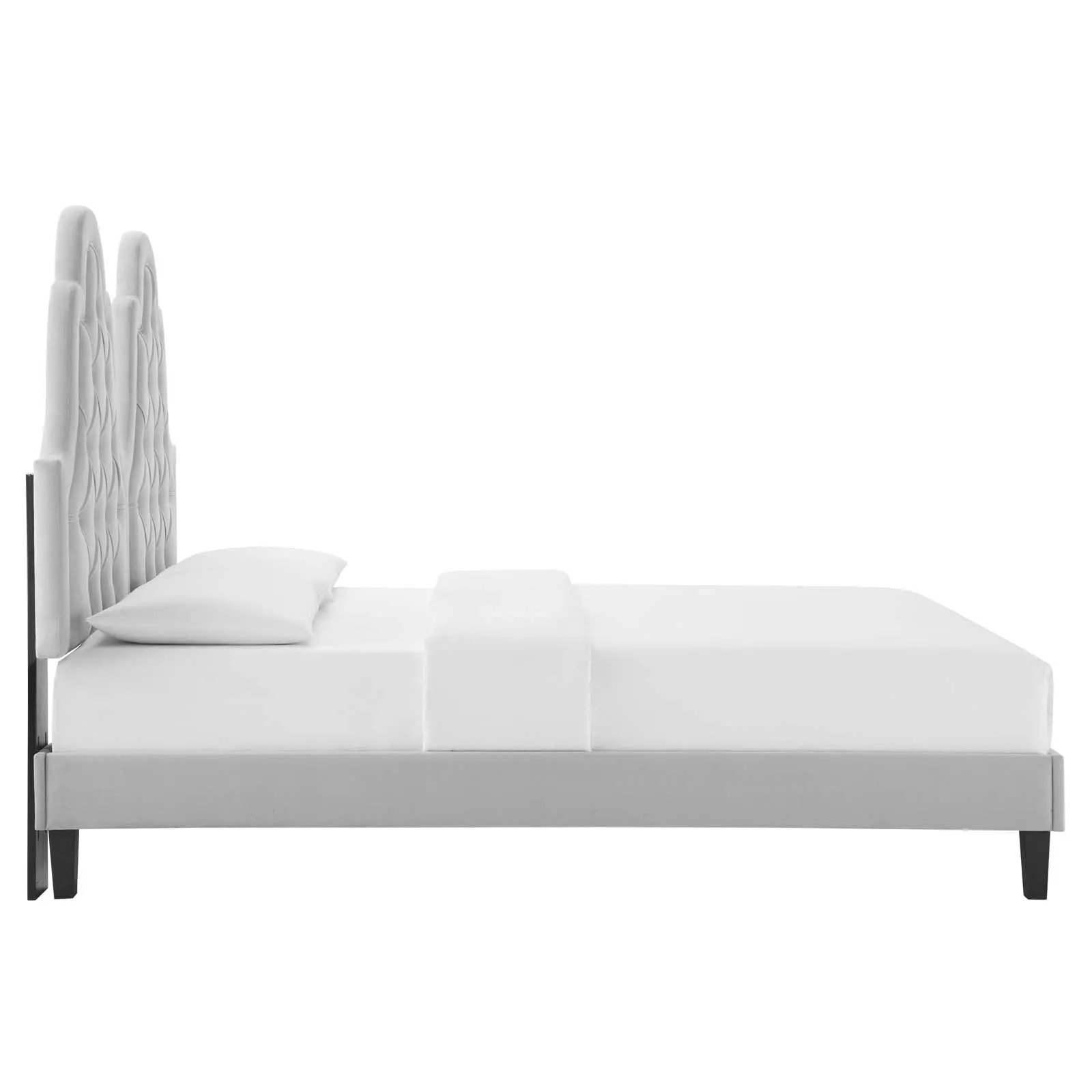 Alexandria Tufted Performance Velvet Platform Bed by Modway