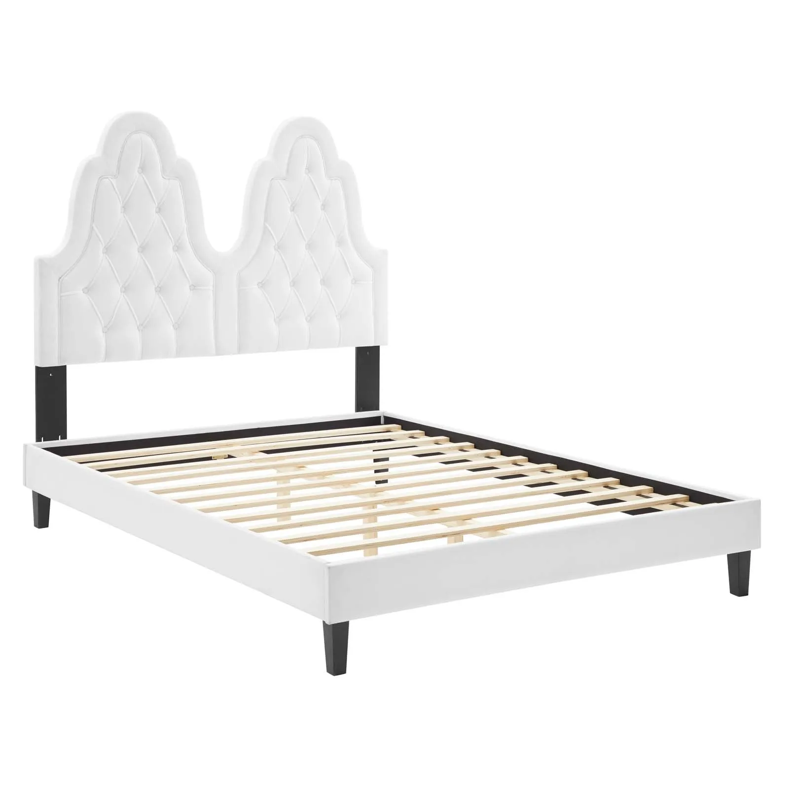 Alexandria Tufted Performance Velvet Platform Bed by Modway