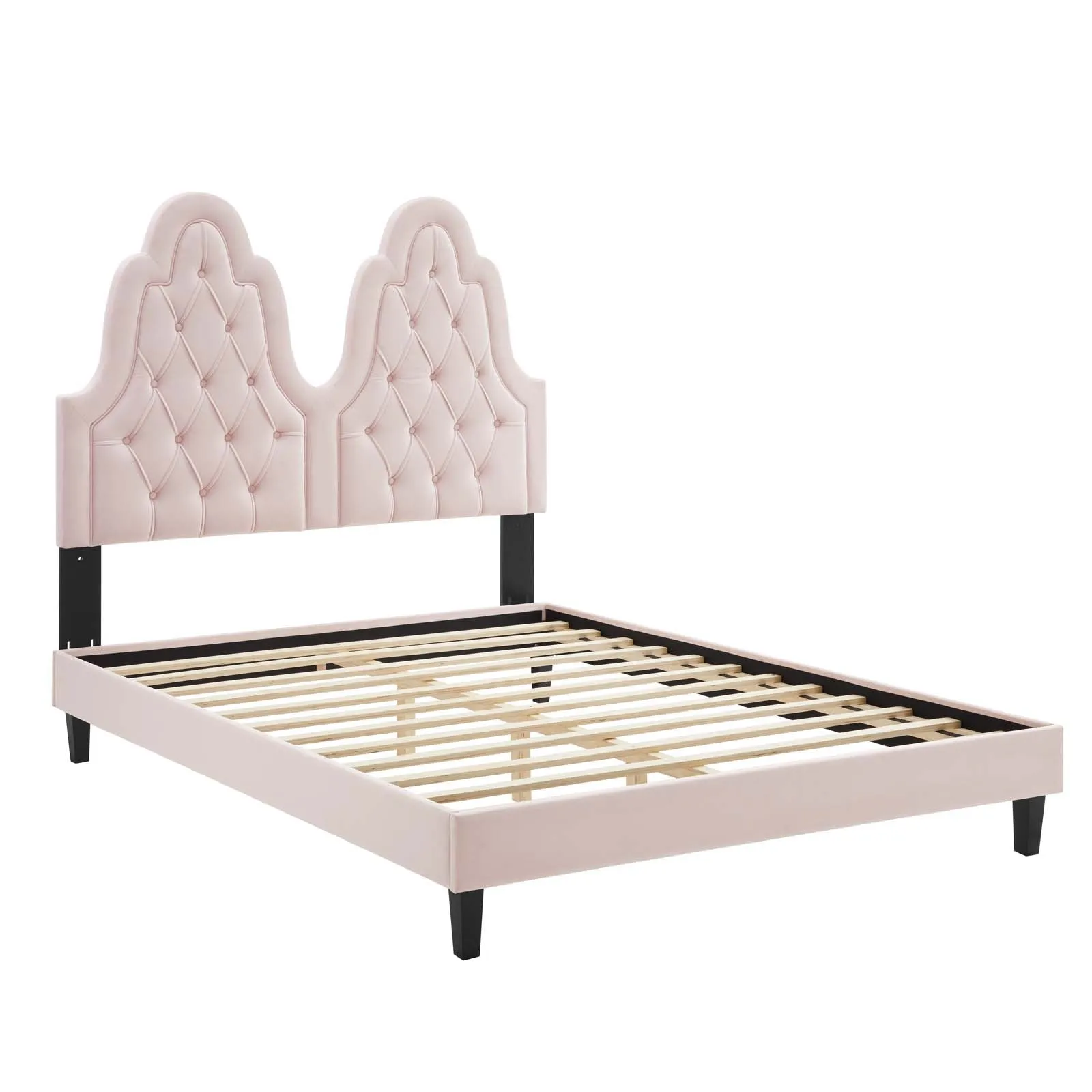 Alexandria Tufted Performance Velvet Platform Bed by Modway