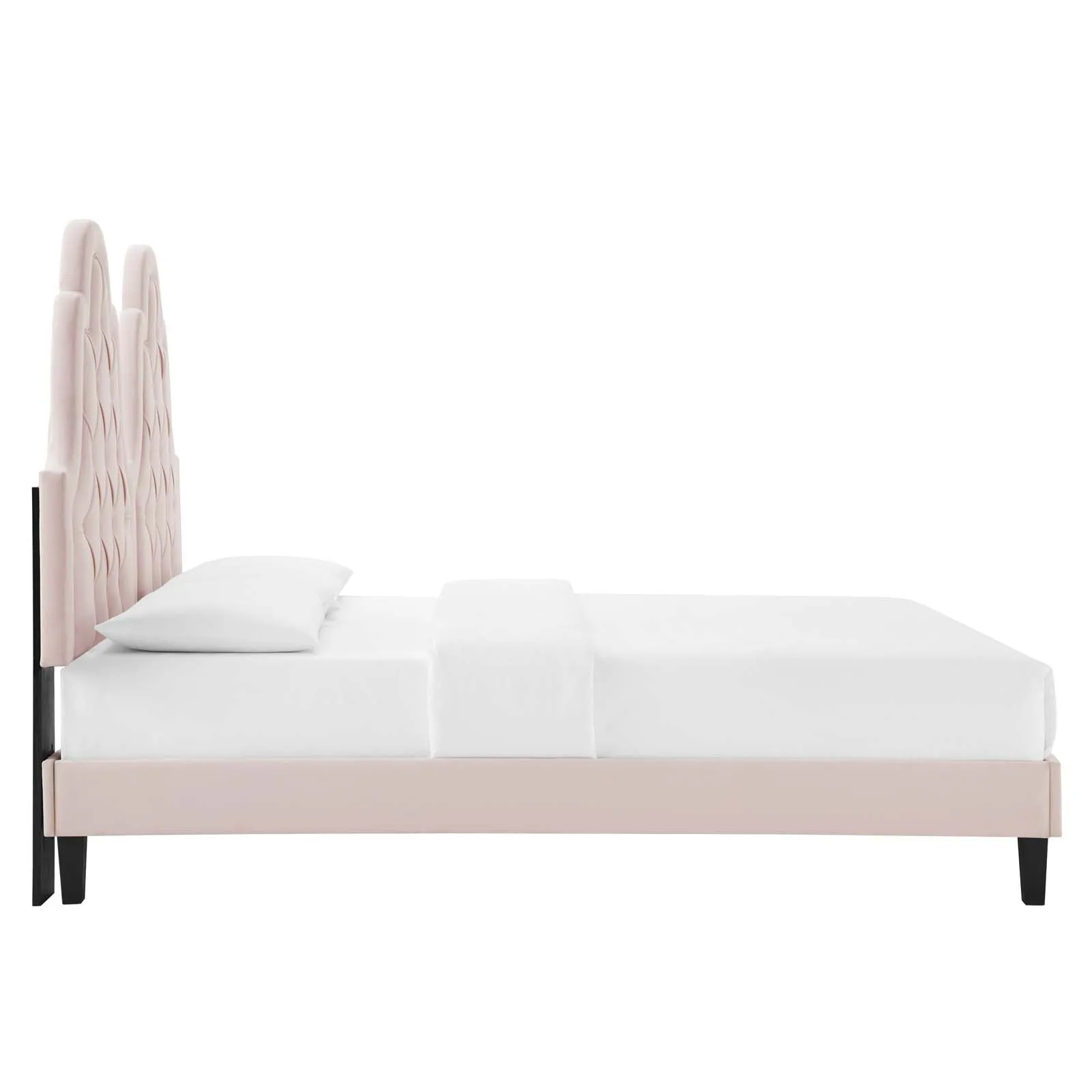 Alexandria Tufted Performance Velvet Platform Bed by Modway