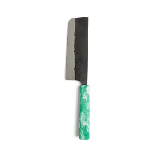 Allday Goods Maldon Forged Nakiri Knife, 15cm - Optimize the title for this e-commerce product by including descriptive modifiers:

Allday Goods Premium Maldon Forged Nakiri Knife, Durable 15cm Blade for Precision Cutting