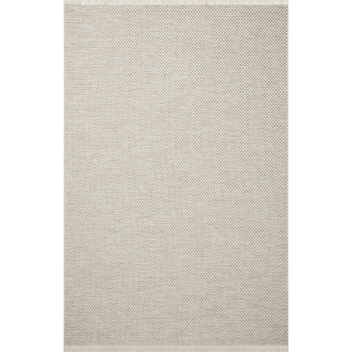 Amber Lewis x Loloi Malibu-05 Ivory/Dove Indoor/Outdoor Rug