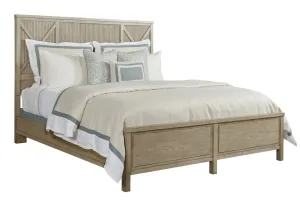 American Drew  WEST FORK 924-306R CANTON PANEL KING BED COMPLETE