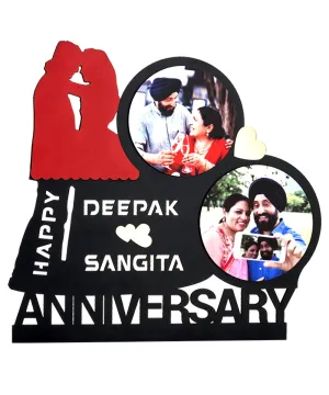 Anniversary Frame with Photo & Name