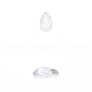 Aquamarine pear cabochon 8x5mm (1)