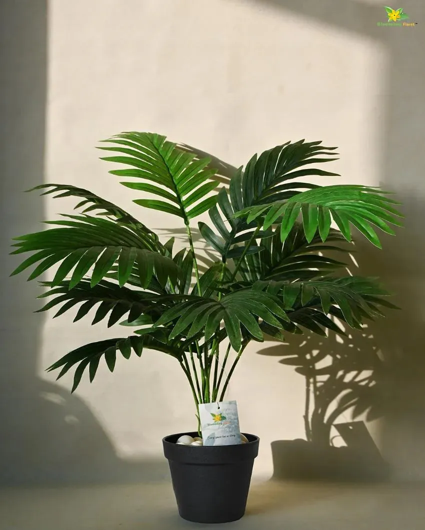 Areca Palm Ornamental Artificial Plant with Pot | 12 Leaves | 2 feet