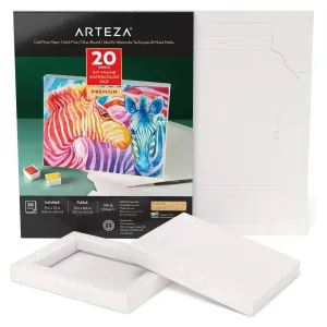 Arteza Premium DIY Frame Watercolour Pad 9" x 12" 20 Sheets