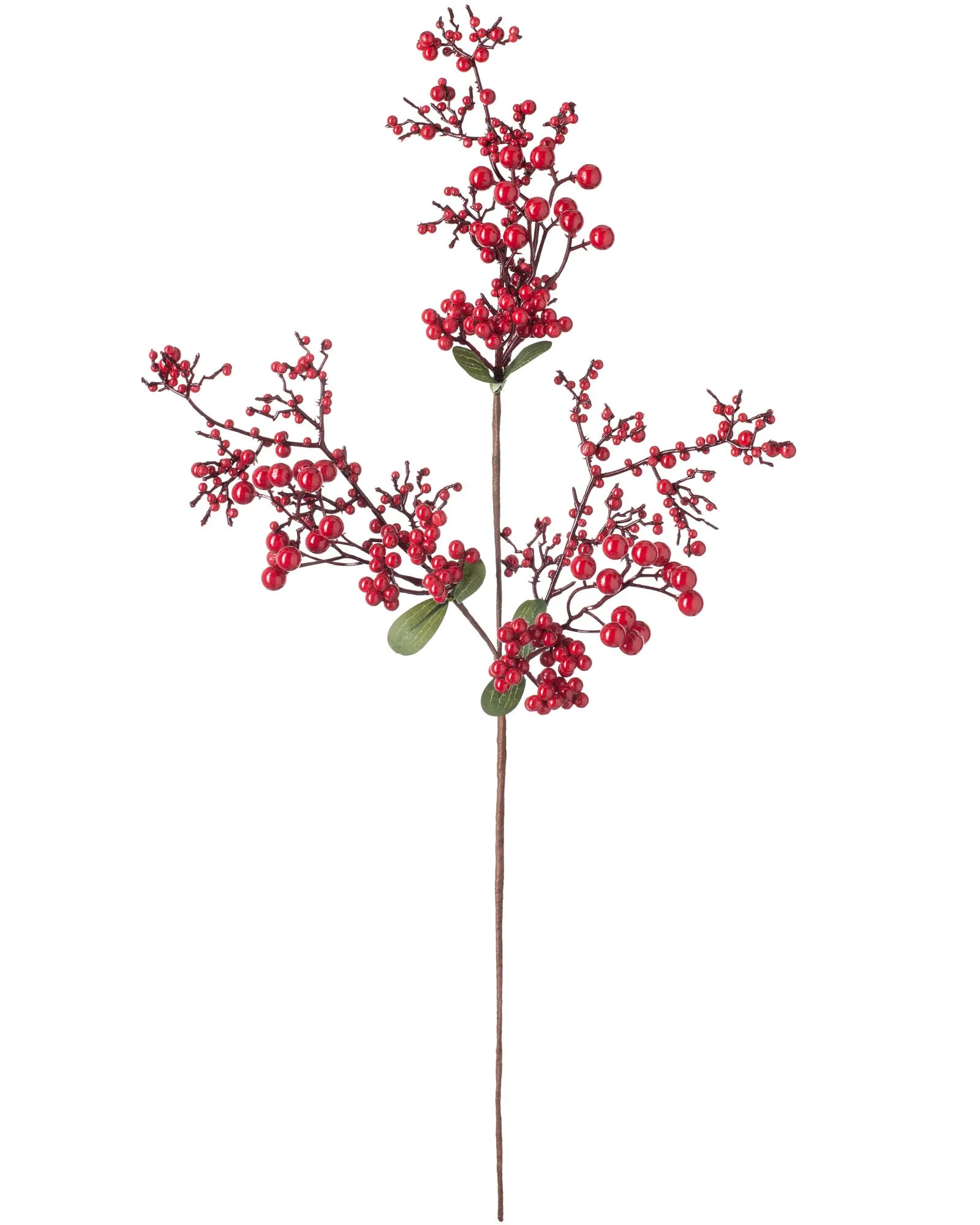 Artificial Berries Tree Pick, Red, 62 cm