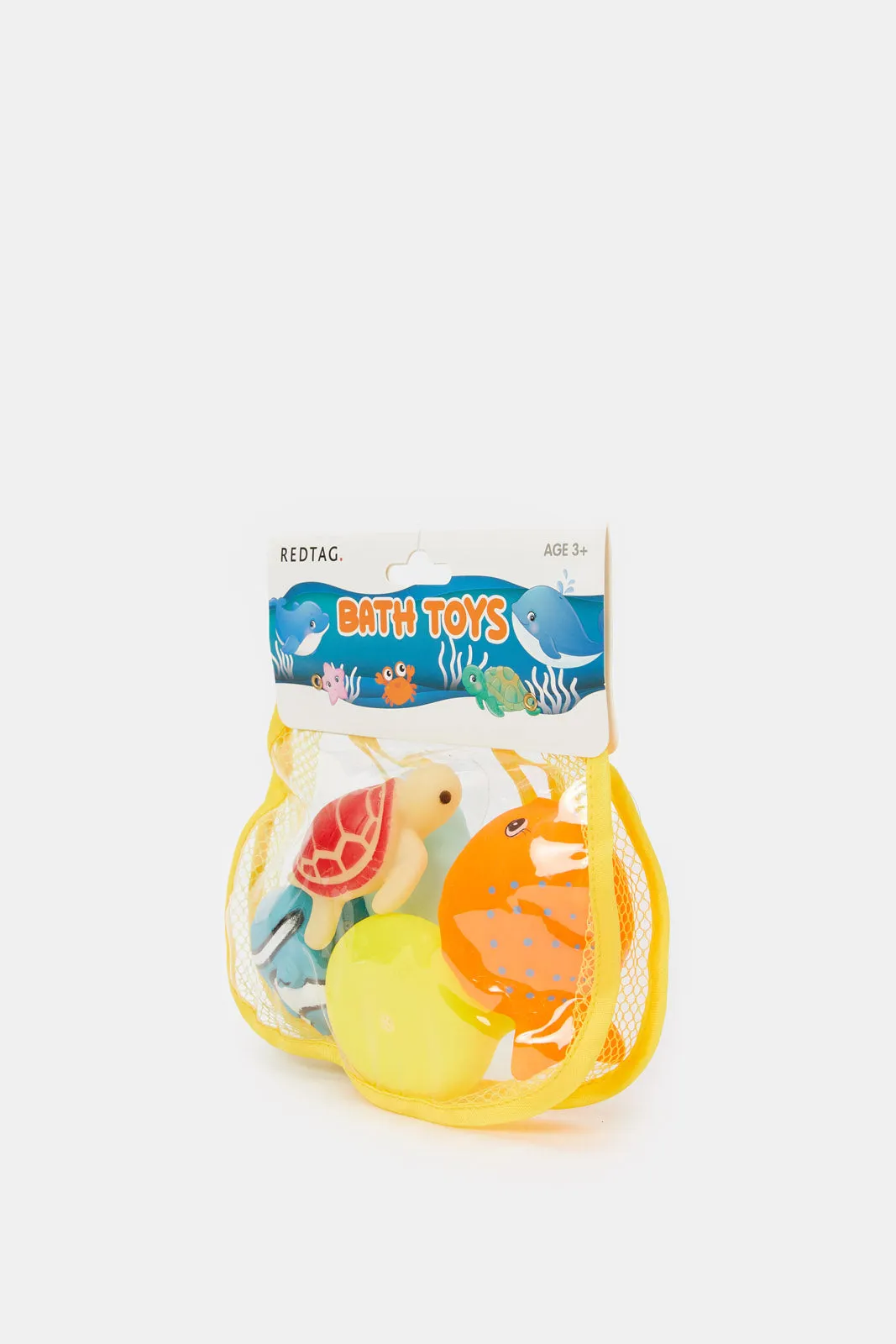 Assorted Marine Animal Bath Toys (4 Piece)