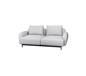 Aura 2-seater sofa with low armrest (10)