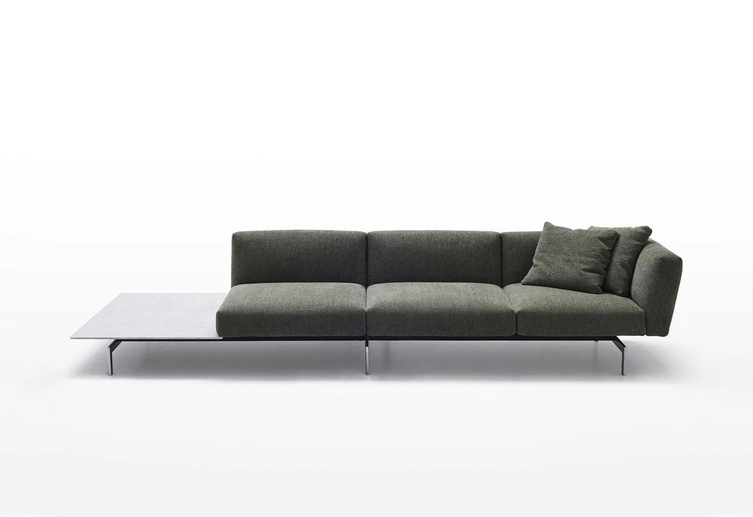 Elegant Avio Sofa with Stylish Accent Table