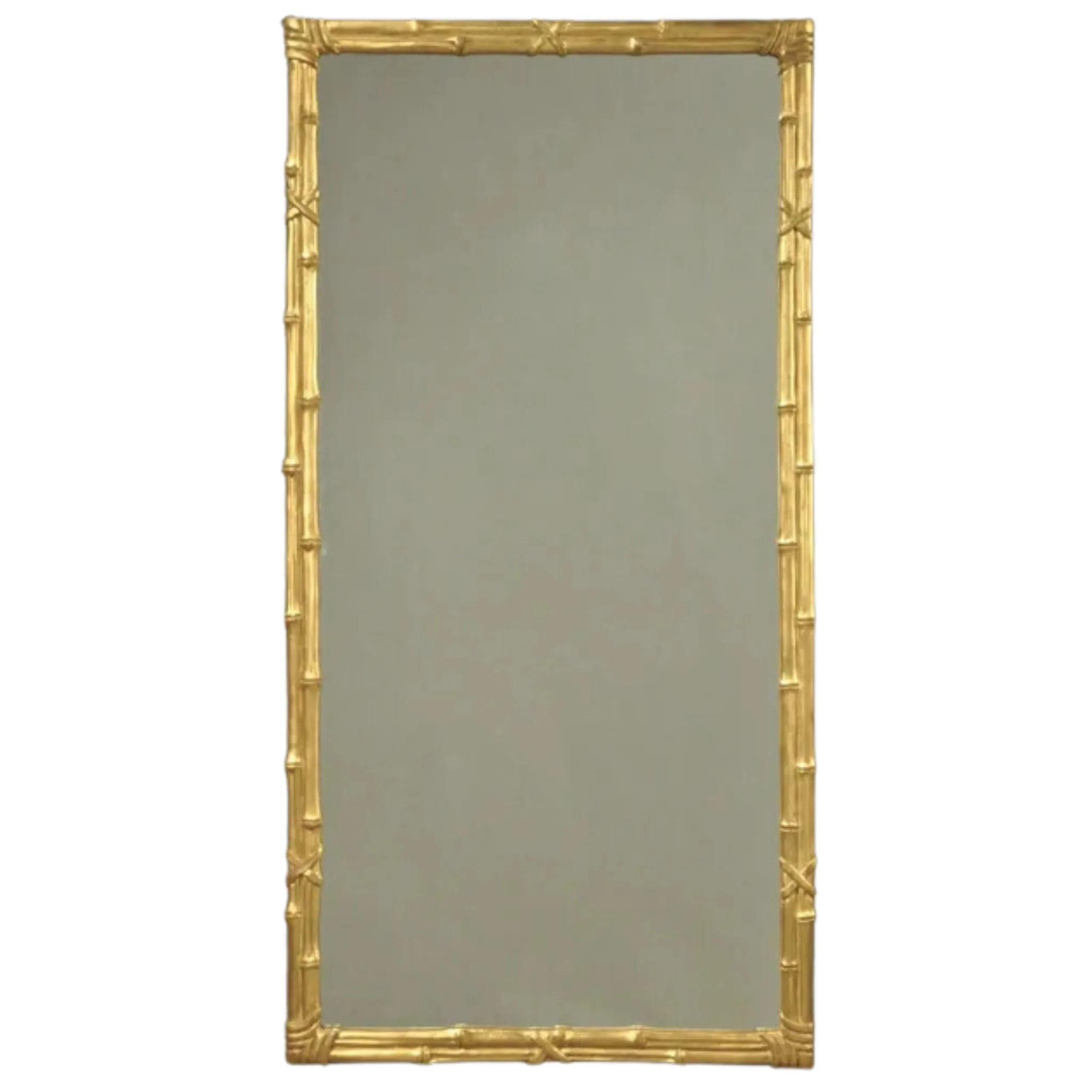 Bamboo Frame Wall Mirror