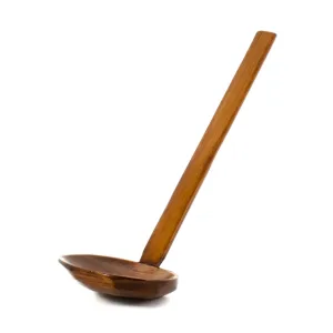 Premium Quality Bamboo Ramen Ladle - Eco-friendly Soup Serving Spoon for Home and Restaurant Use