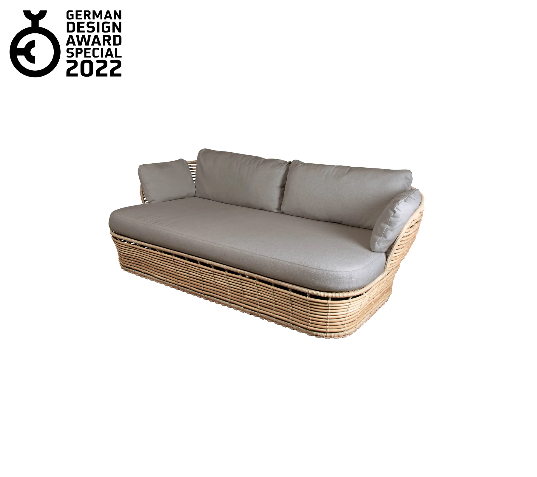 Basket 2-seater sofa