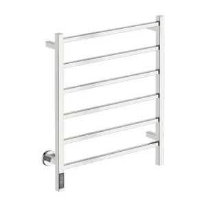 Bathroom Butler Cubic 6 Bar Straight TDC Heated Towel Rail 650mm