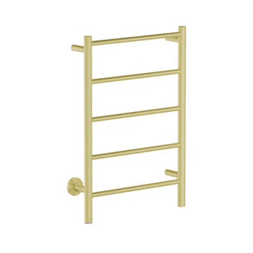 Bathroom Butler Natural 5 Bar Straight PTS Heated Towel Rail 500mm