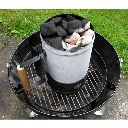 BBQ Chimney Starter, 27cm high x 16cm dia